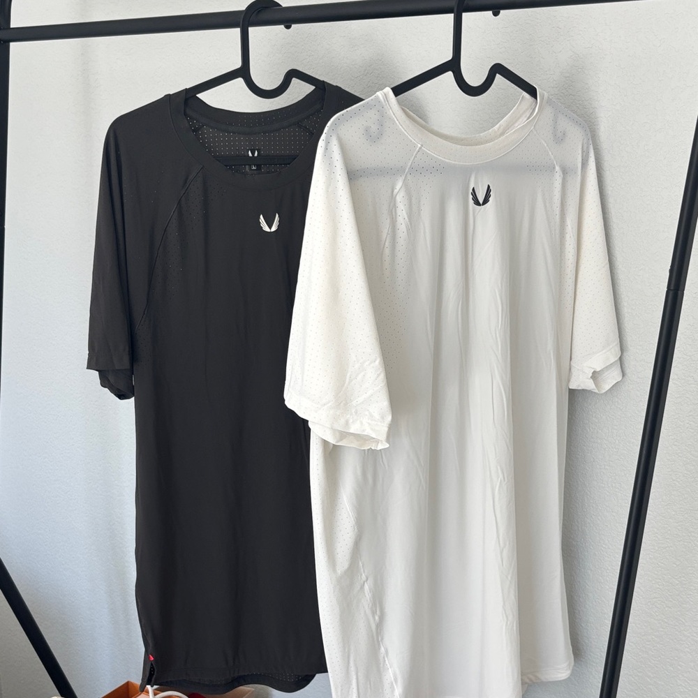 ASRV Black and White Short Sleeve Tees